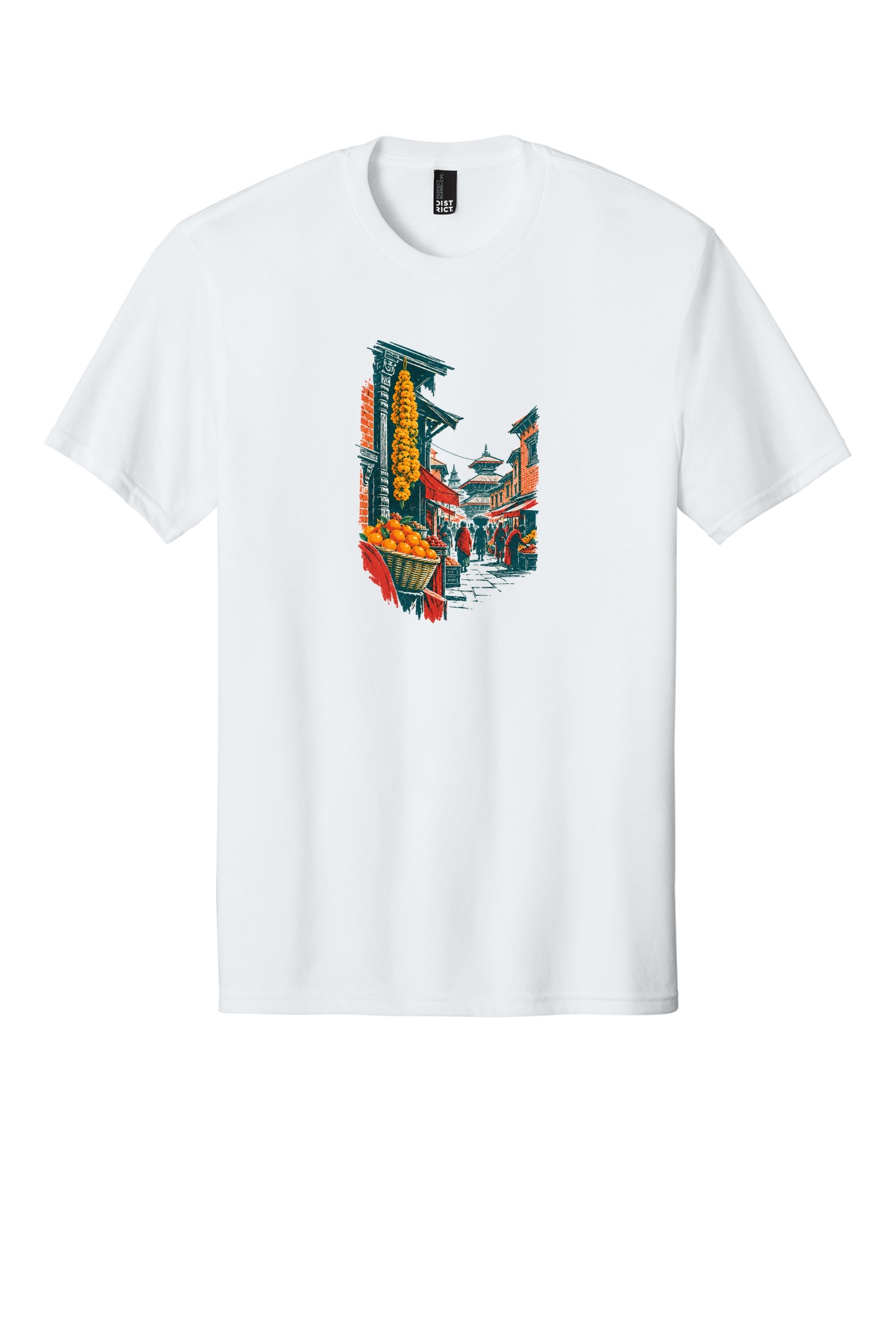 Kathmandu Market Lane t-shirt mockup