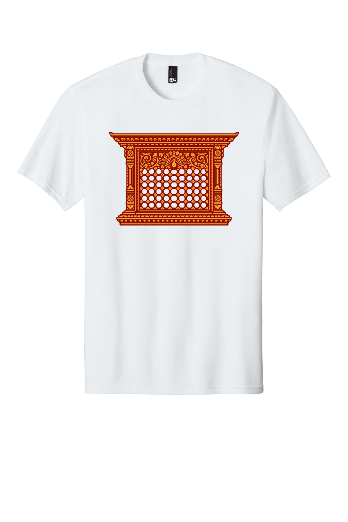 Bhaktapur Peacock Window t-shirt mockup