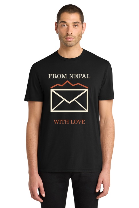 From Nepal With Love t-shirt mockup