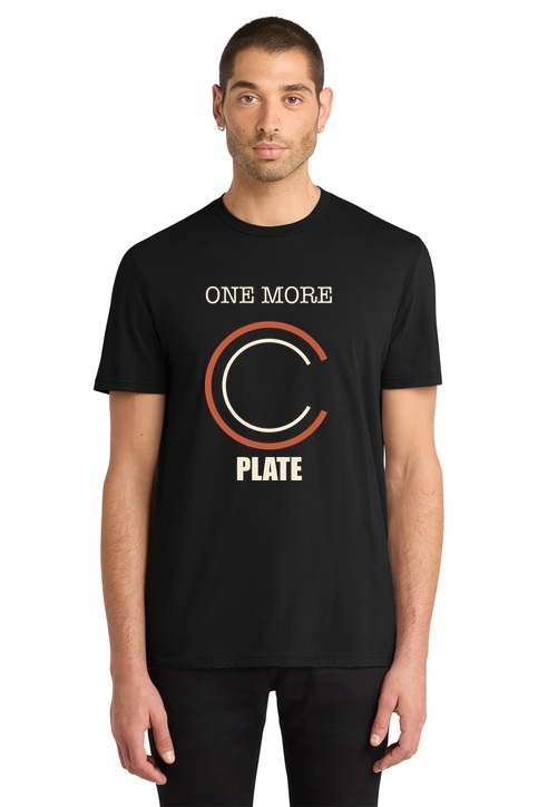 One More Plate t-shirt mockup