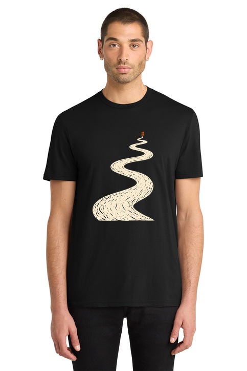 The Long Way Home t-shirt mockup