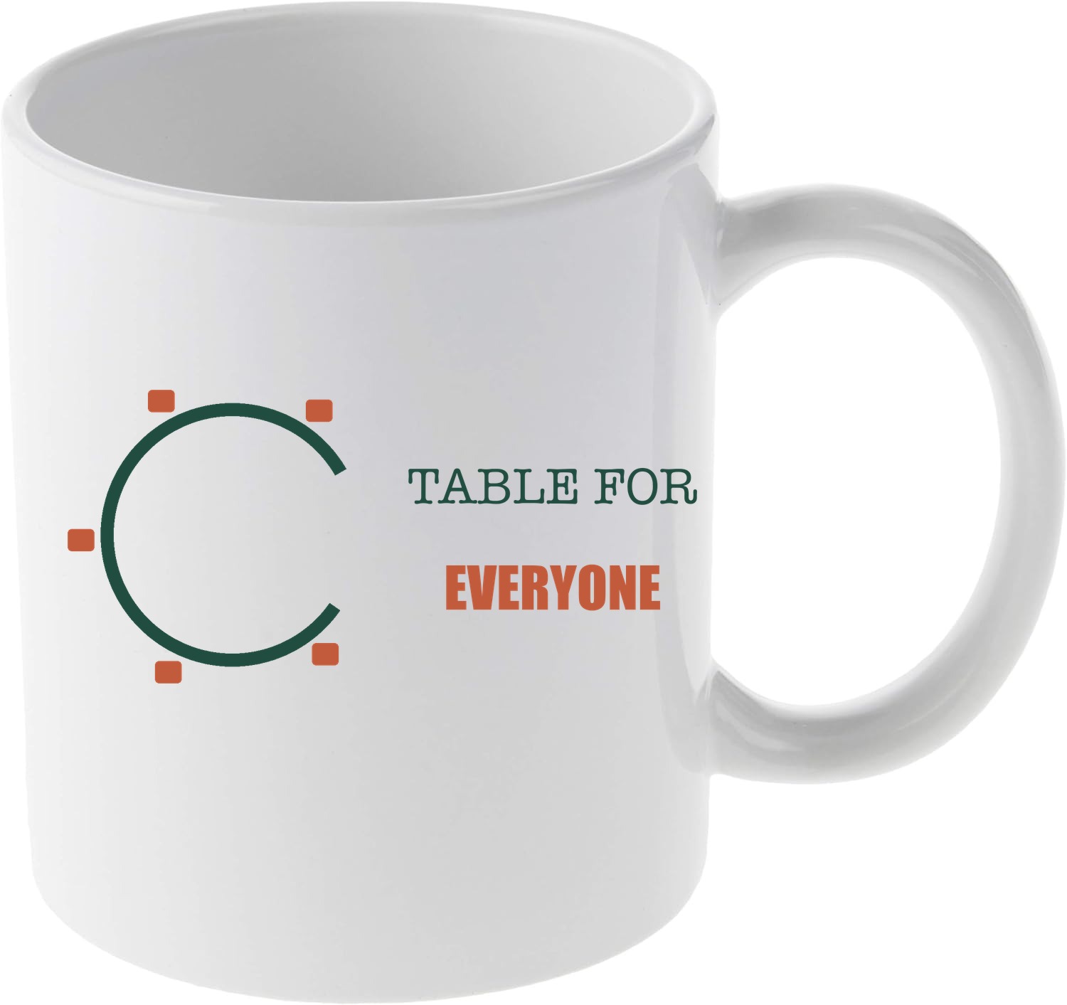 Table for Everyone mug mockup