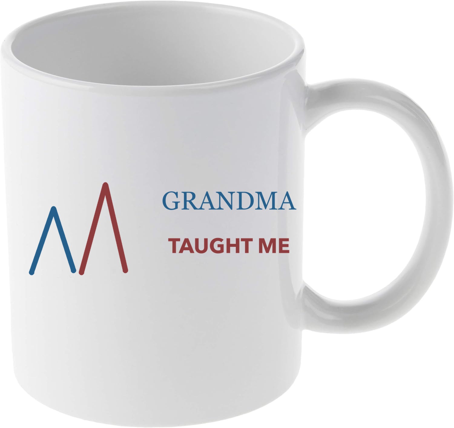 Grandma Taught Me mug mockup