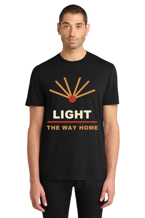 Light the Way Home t-shirt mockup