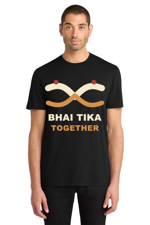 Bhai Tika Together t-shirt mockup