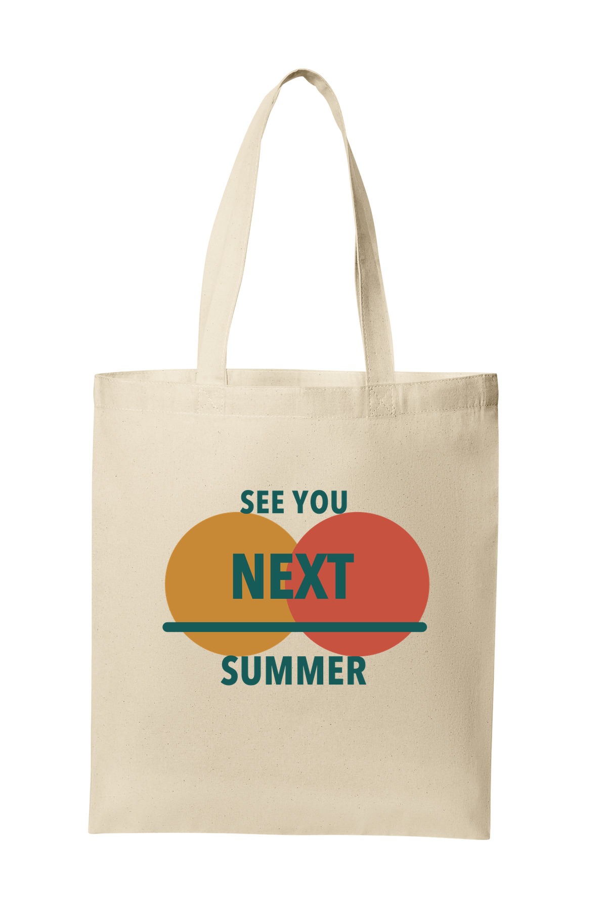 See You Next Summer tote bag mockup