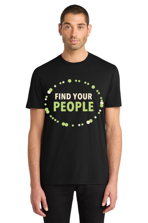 Find Your People t-shirt mockup