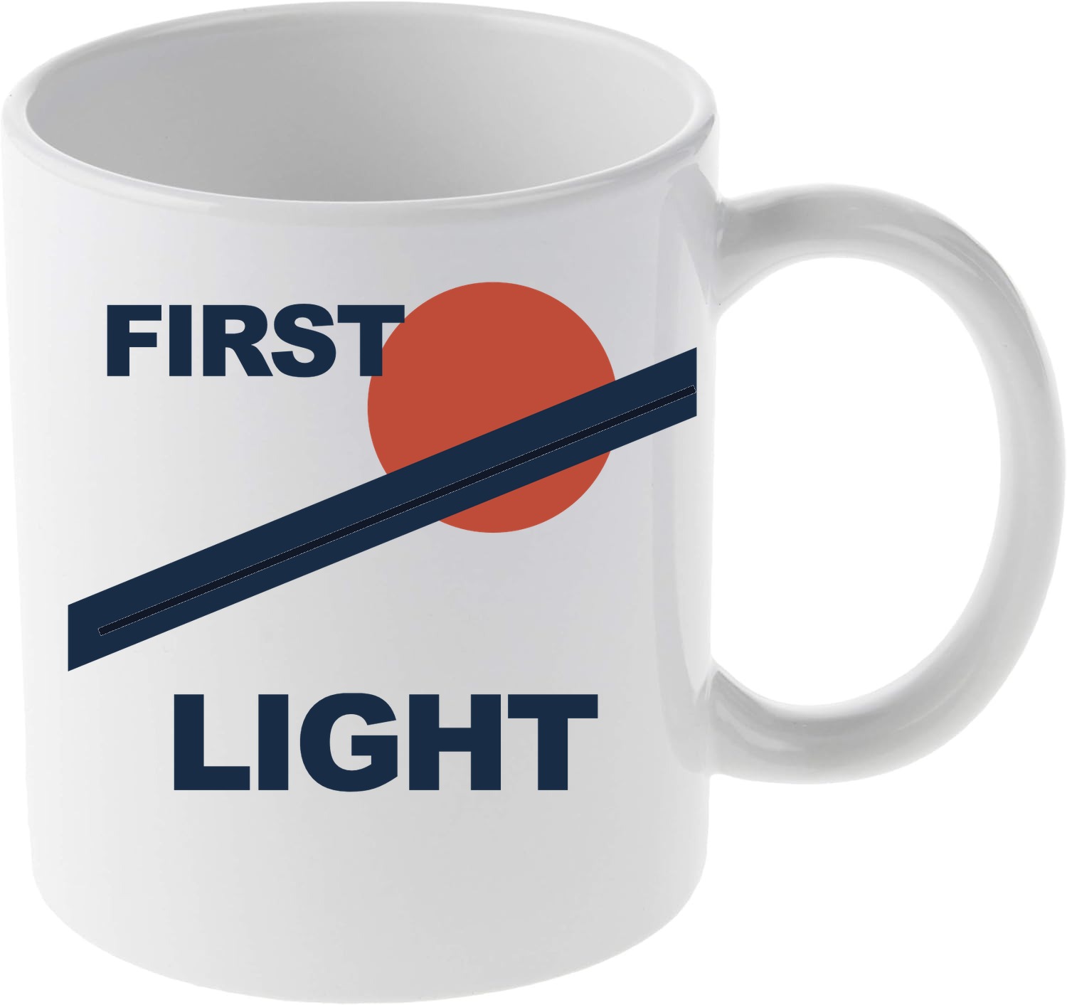 First Light on the Ridge mug mockup