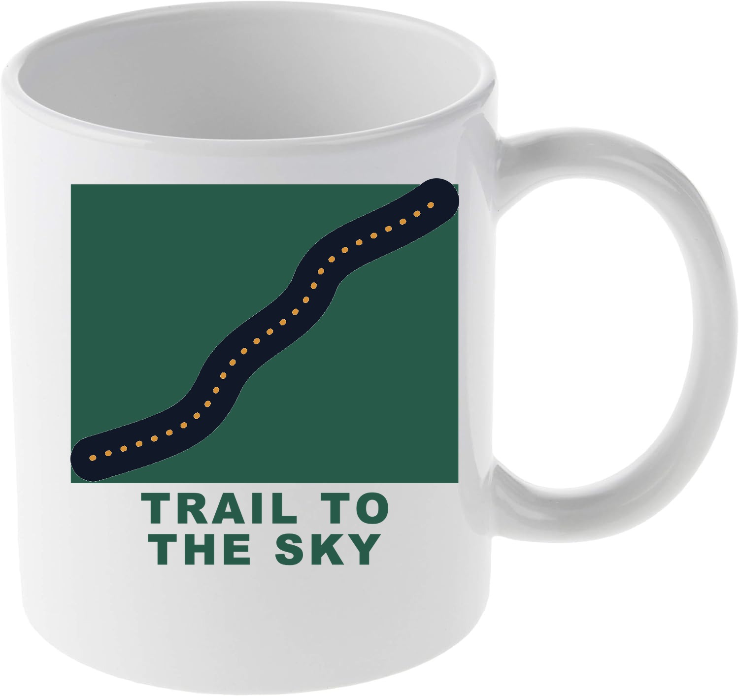 Trail to the Sky mug mockup