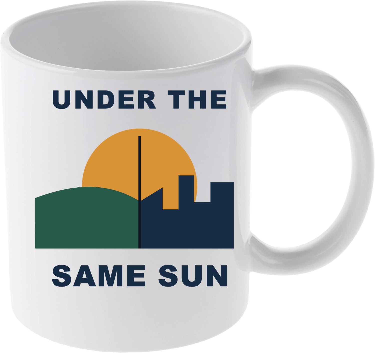 Under the Same Sun mug mockup