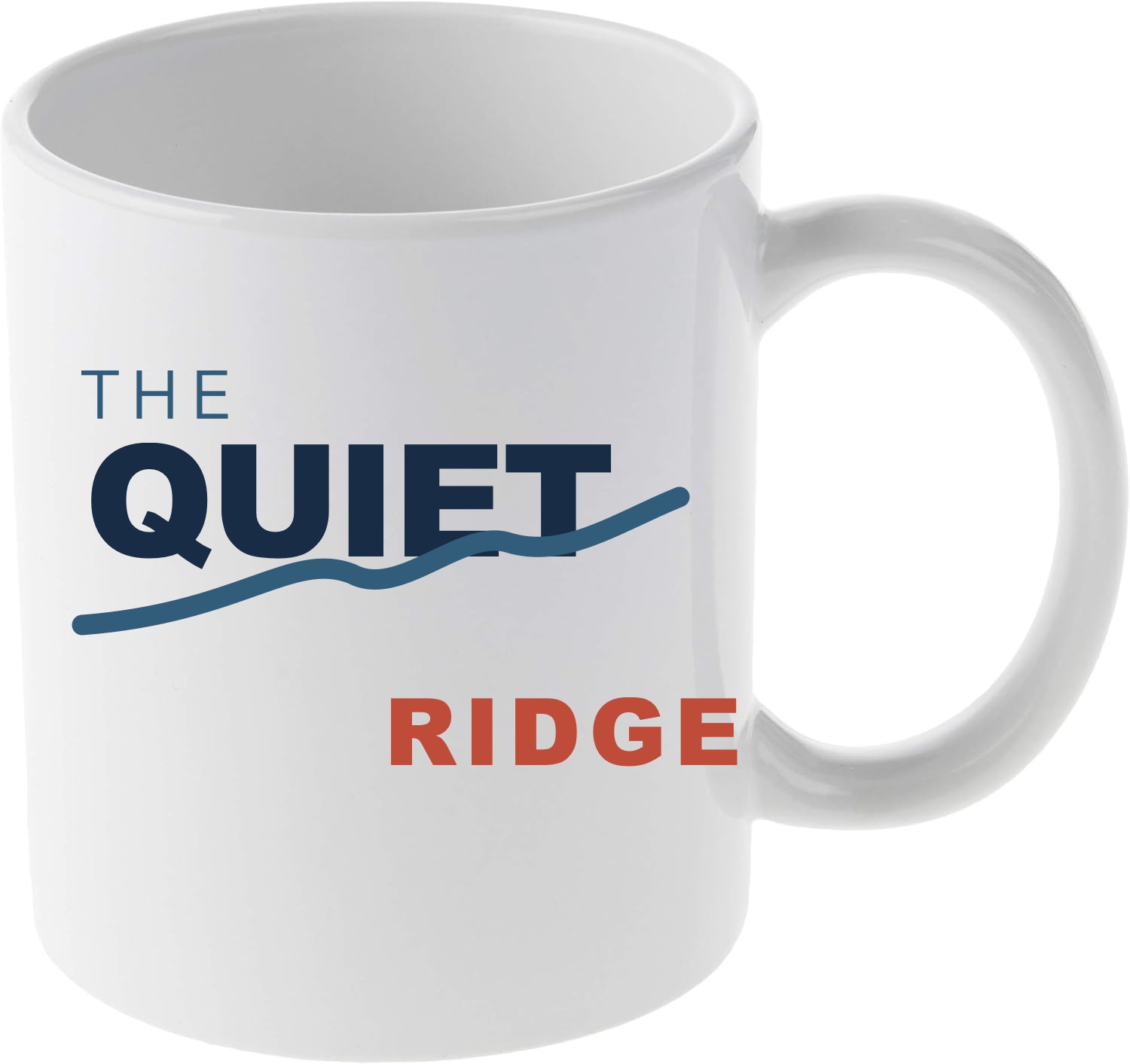 The Quiet Ridge mug mockup
