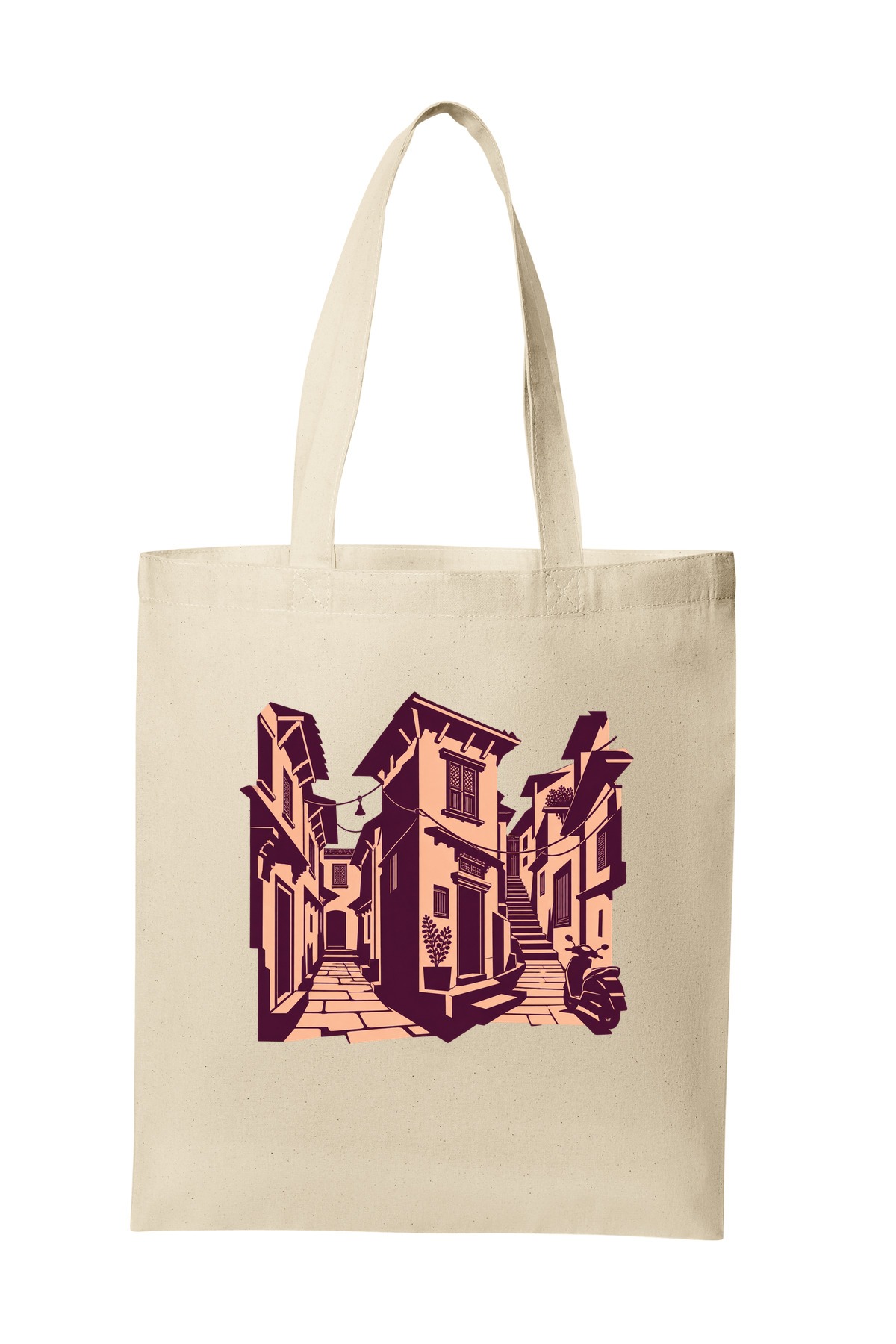 Kathmandu Ko Galli tote bag mockup