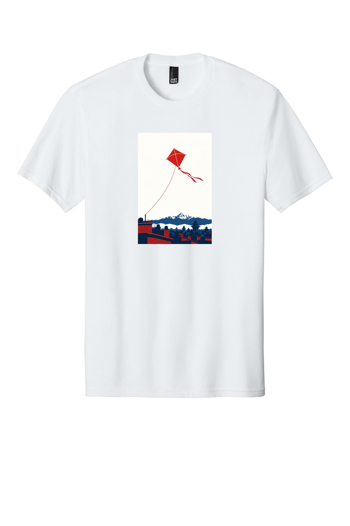 Dashain Rooftop Kite t-shirt mockup