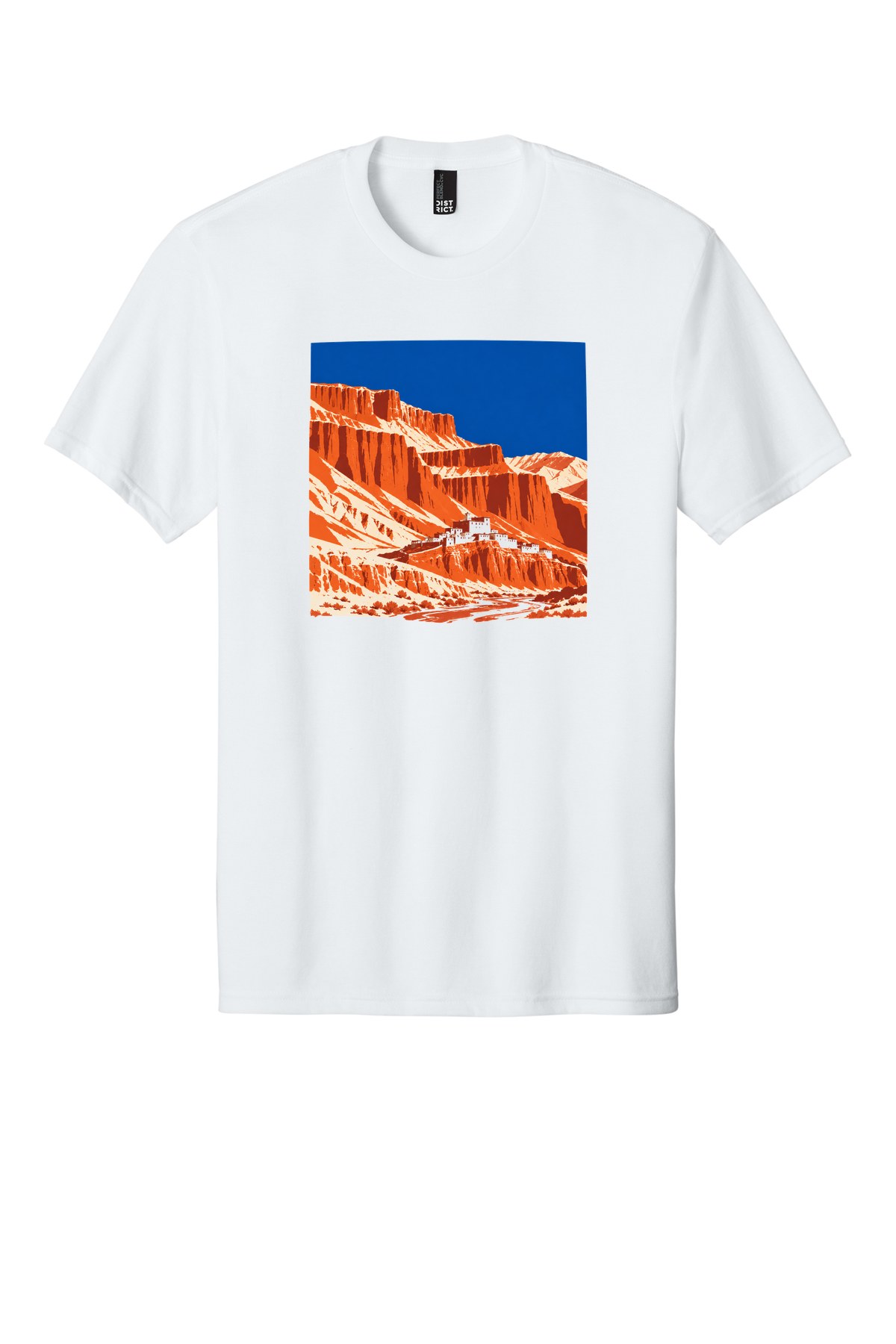 Mustang Red Cliffs t-shirt mockup