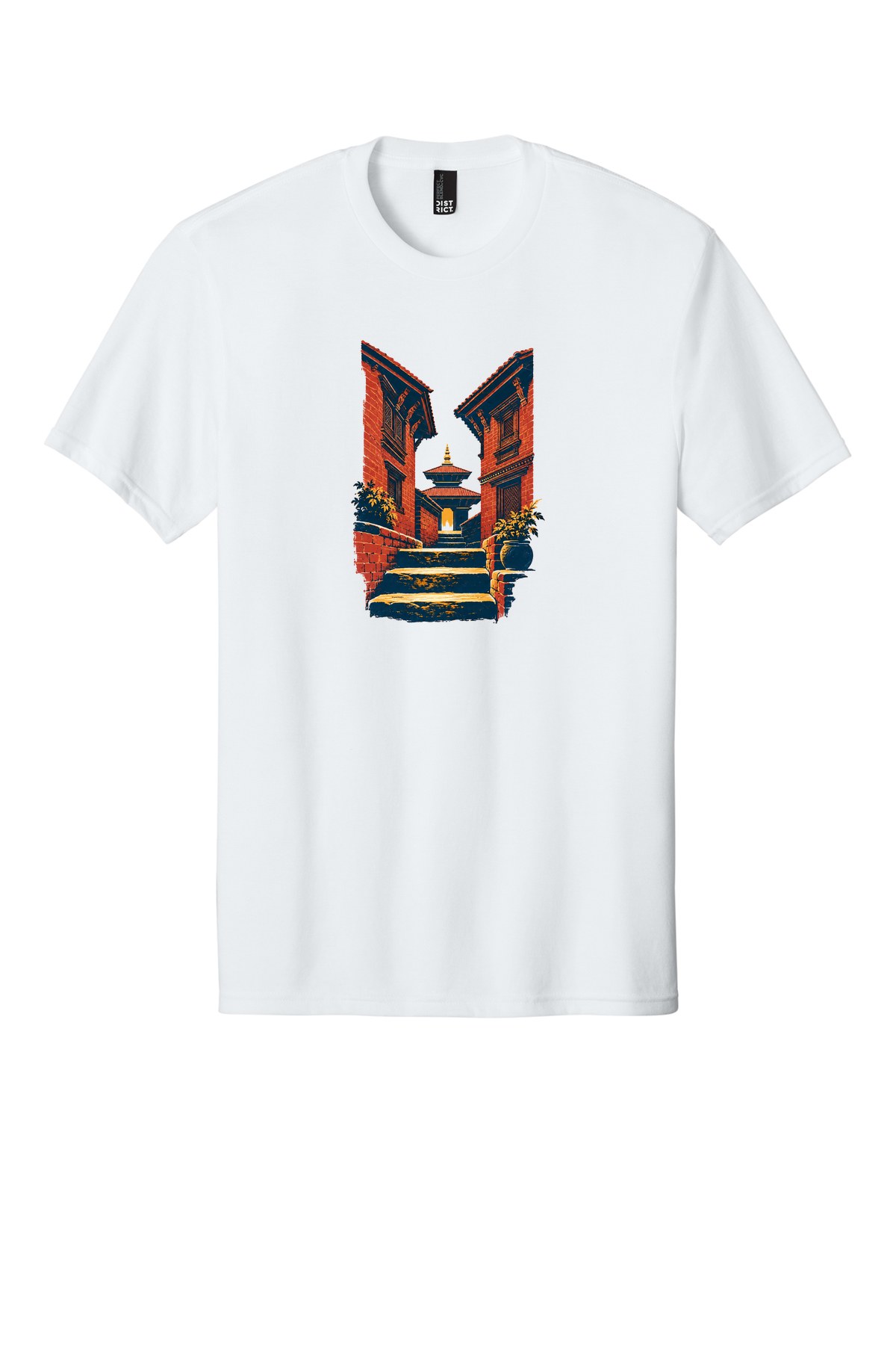 Kirtipur Steps t-shirt mockup