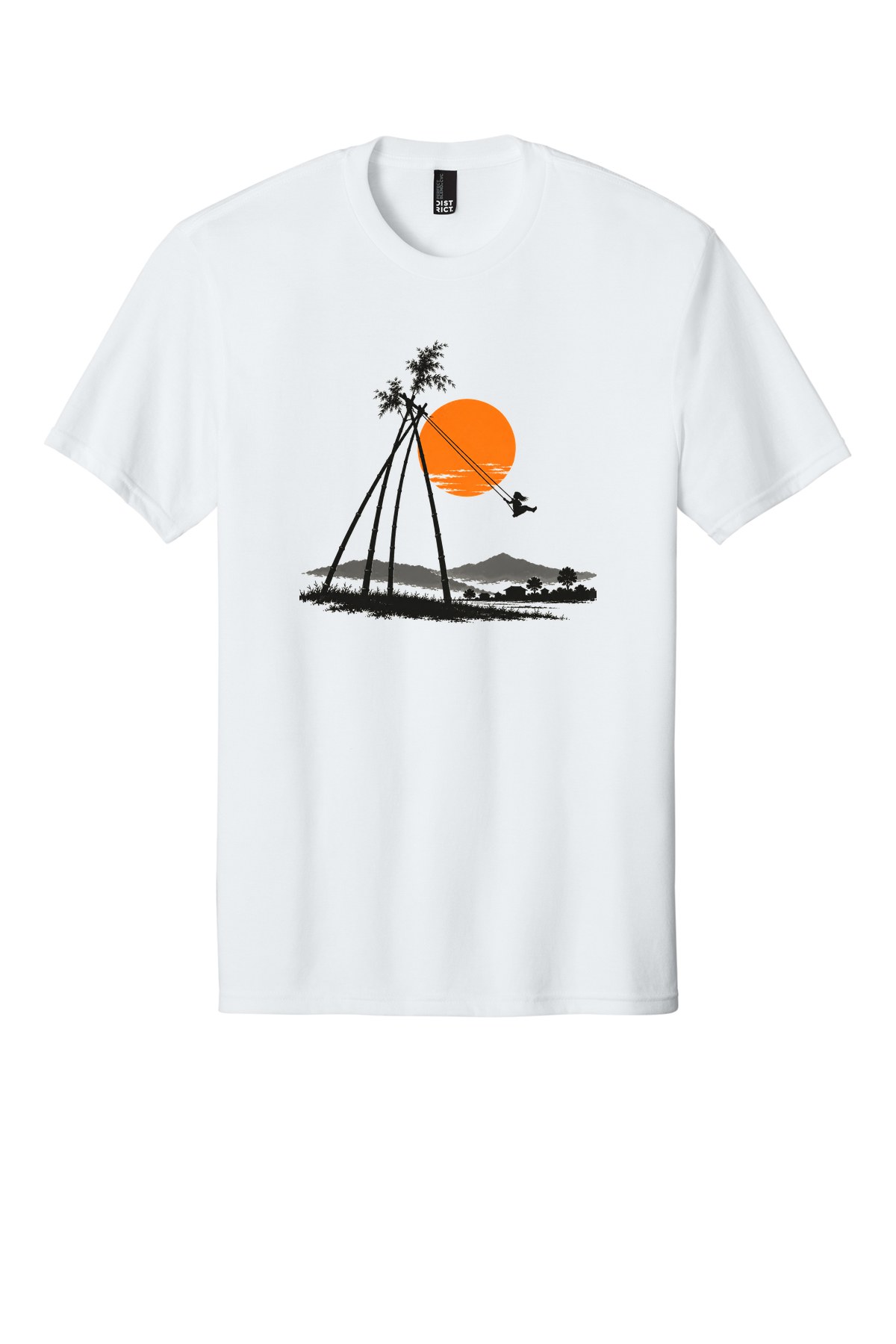Dashain Bamboo Swing t-shirt mockup