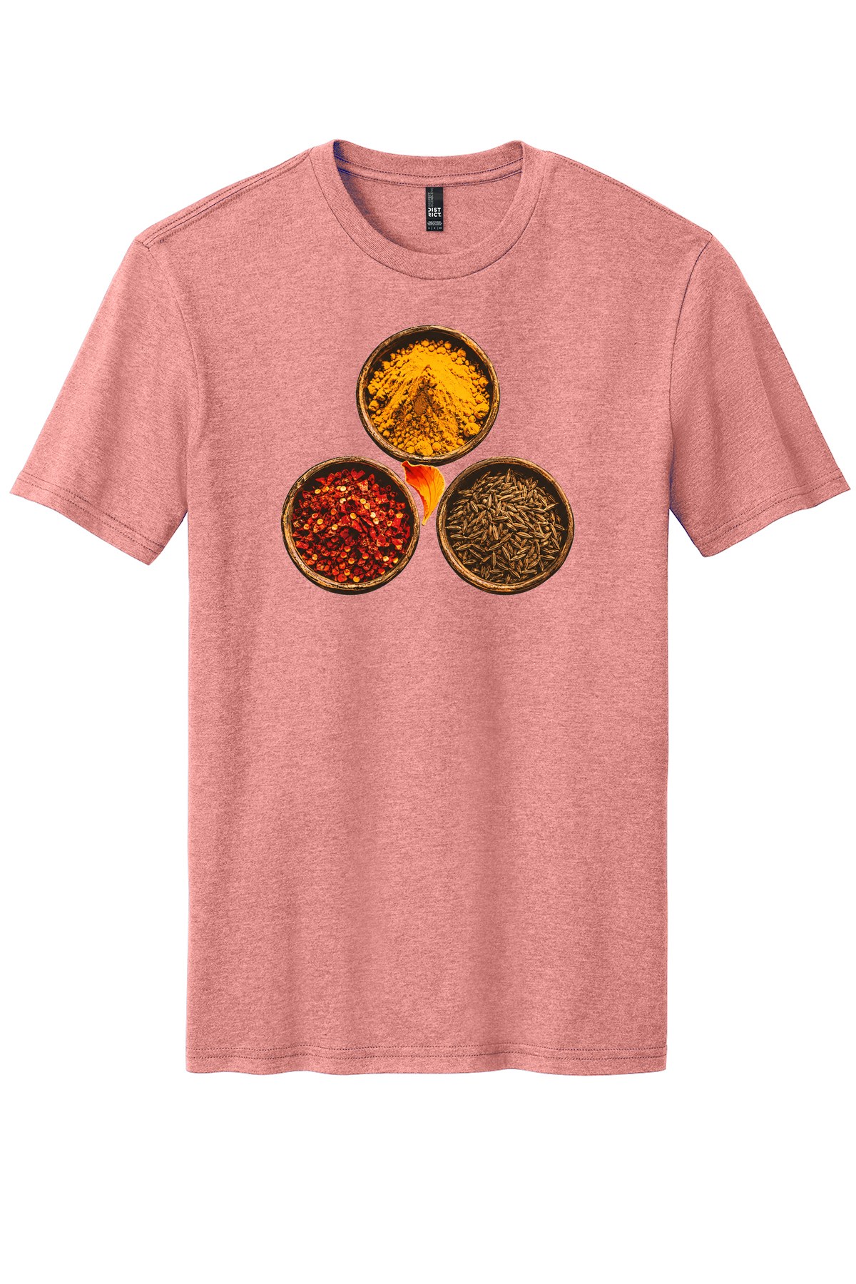 Asan Spice Morning on a Blush Frost flat T-shirt