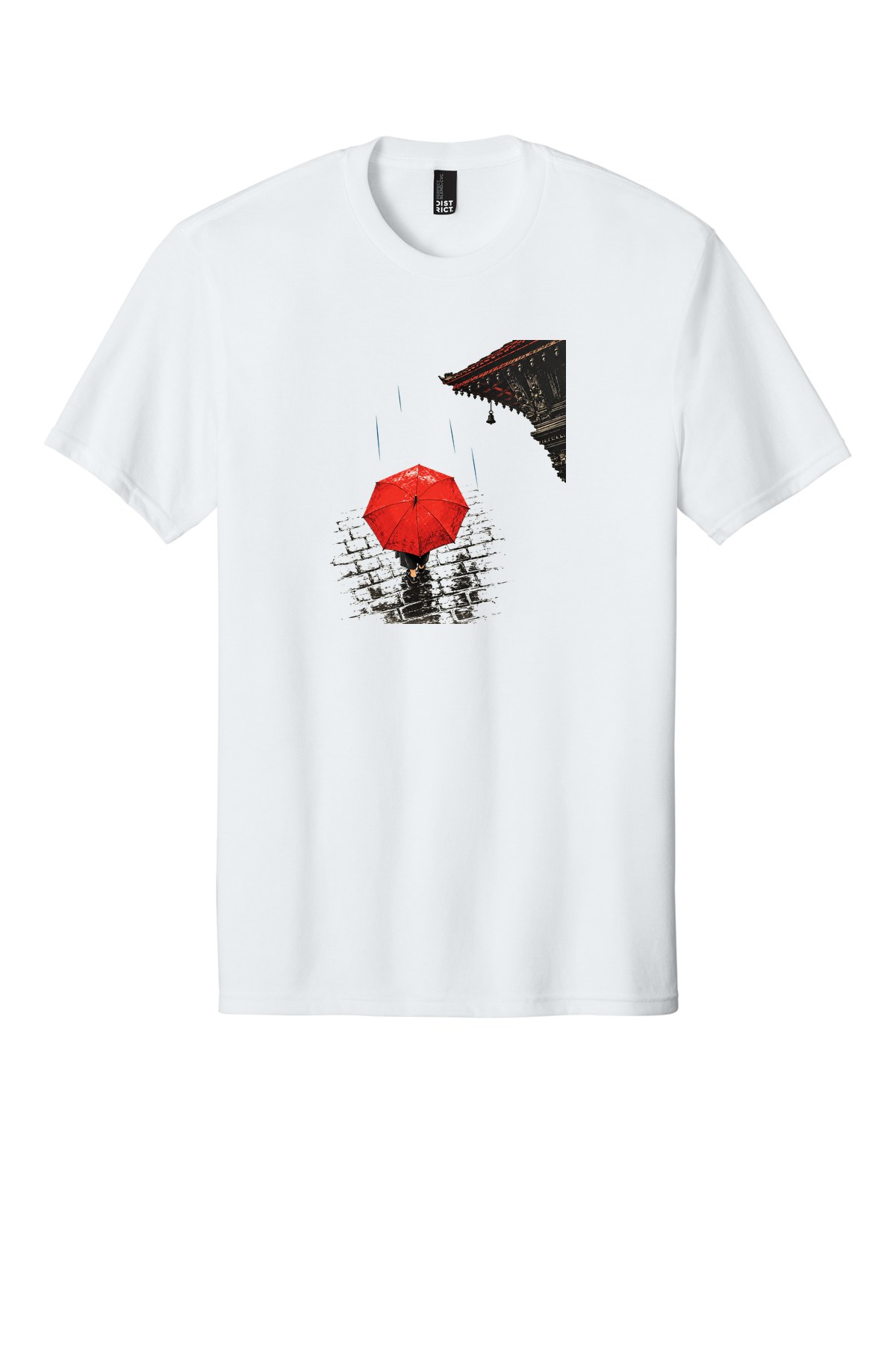 Kathmandu Monsoon Umbrella t-shirt mockup