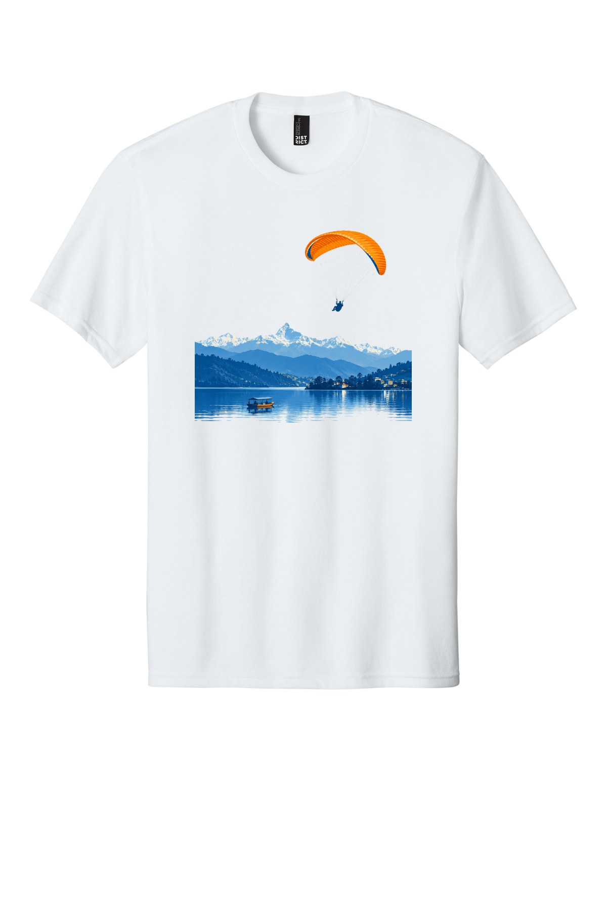 Pokhara Paraglider t-shirt mockup