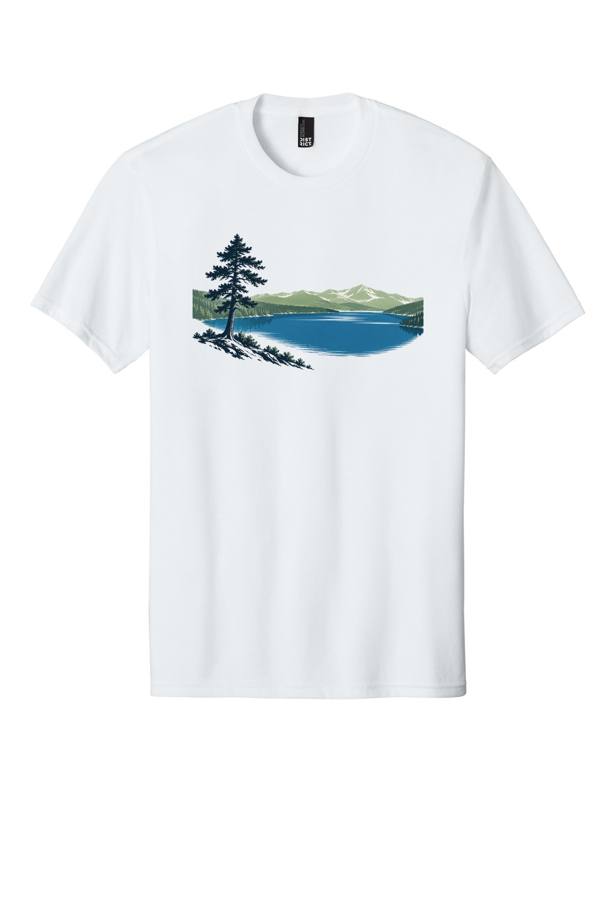 Rara Lake Solitude t-shirt mockup