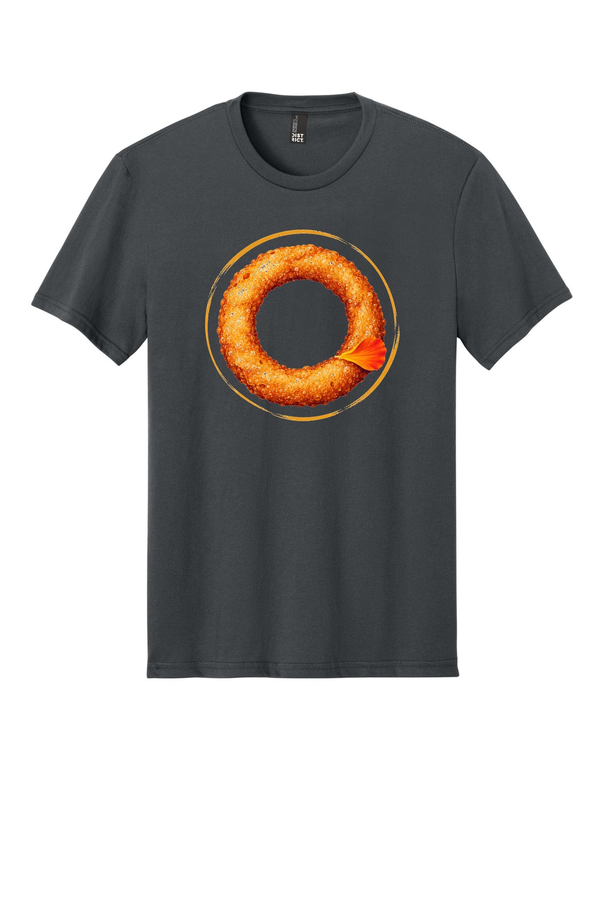 Sel Roti Halo on a Charcoal flat T-shirt