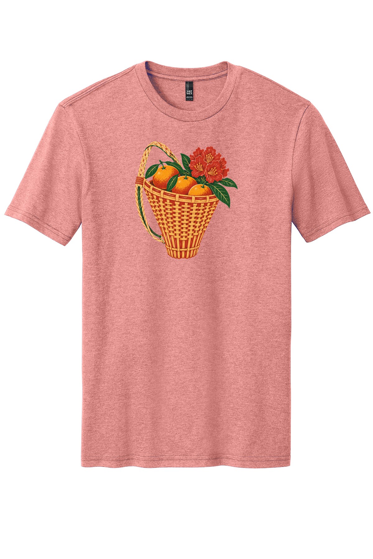 Doko Full of Home on a Blush Frost flat T-shirt