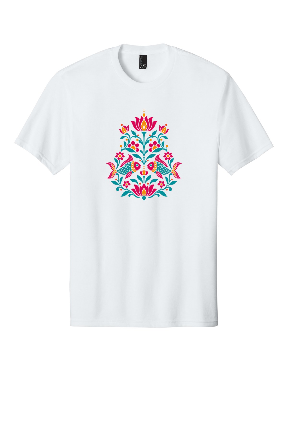 Janakpur Floral Courtyard t-shirt mockup
