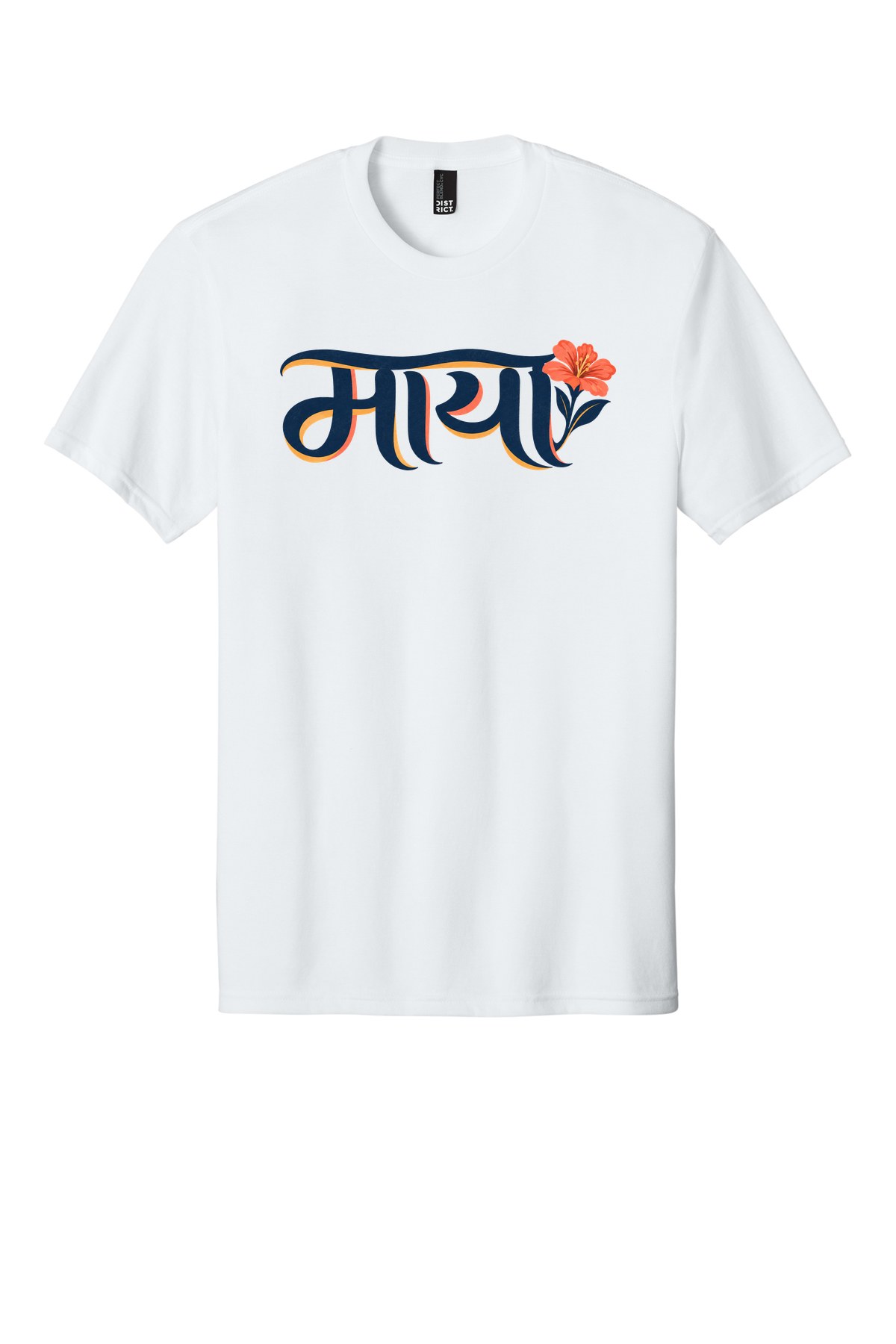 Maya Lettering t-shirt mockup