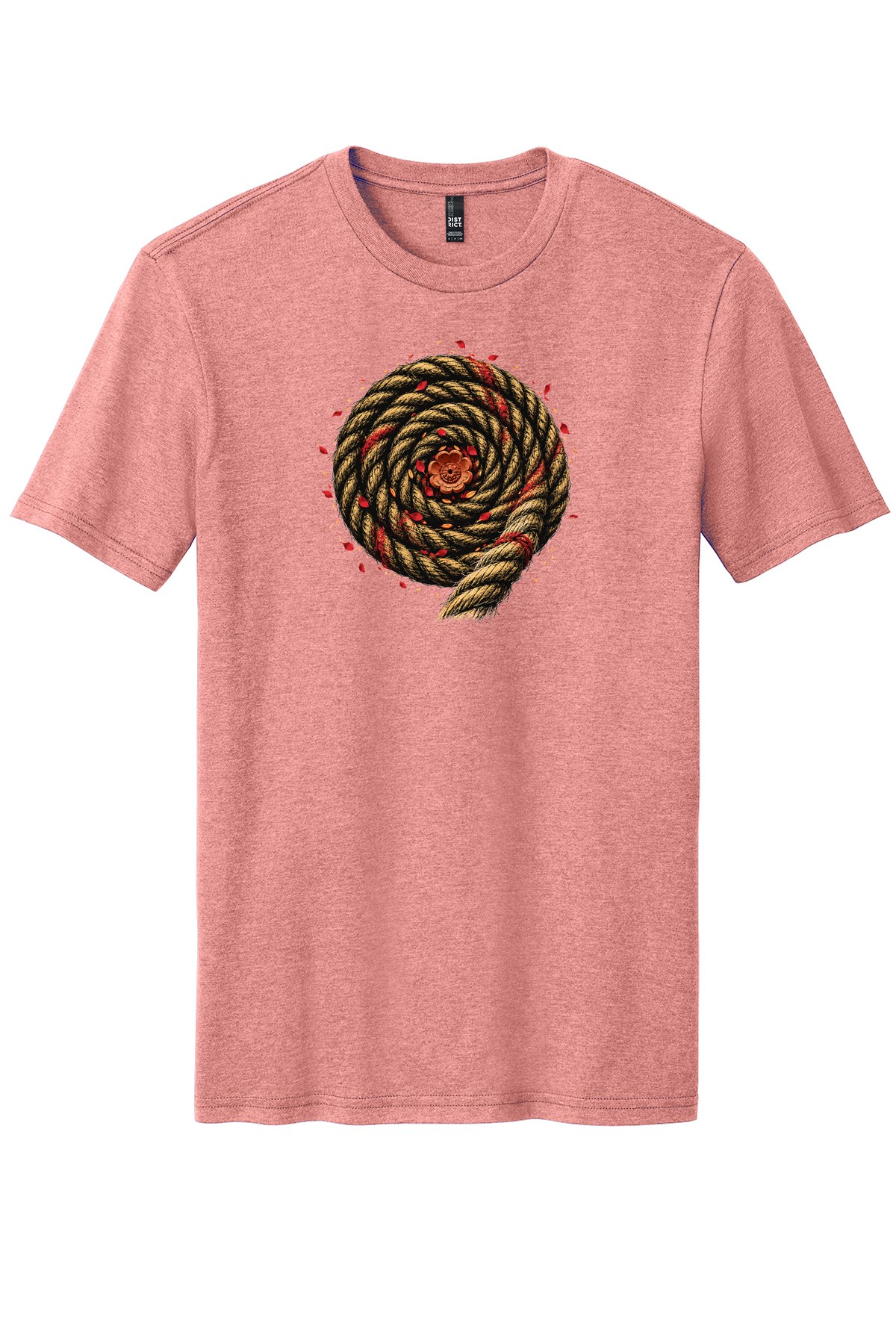 Bisket Jatra Rope on a Blush Frost flat T-shirt