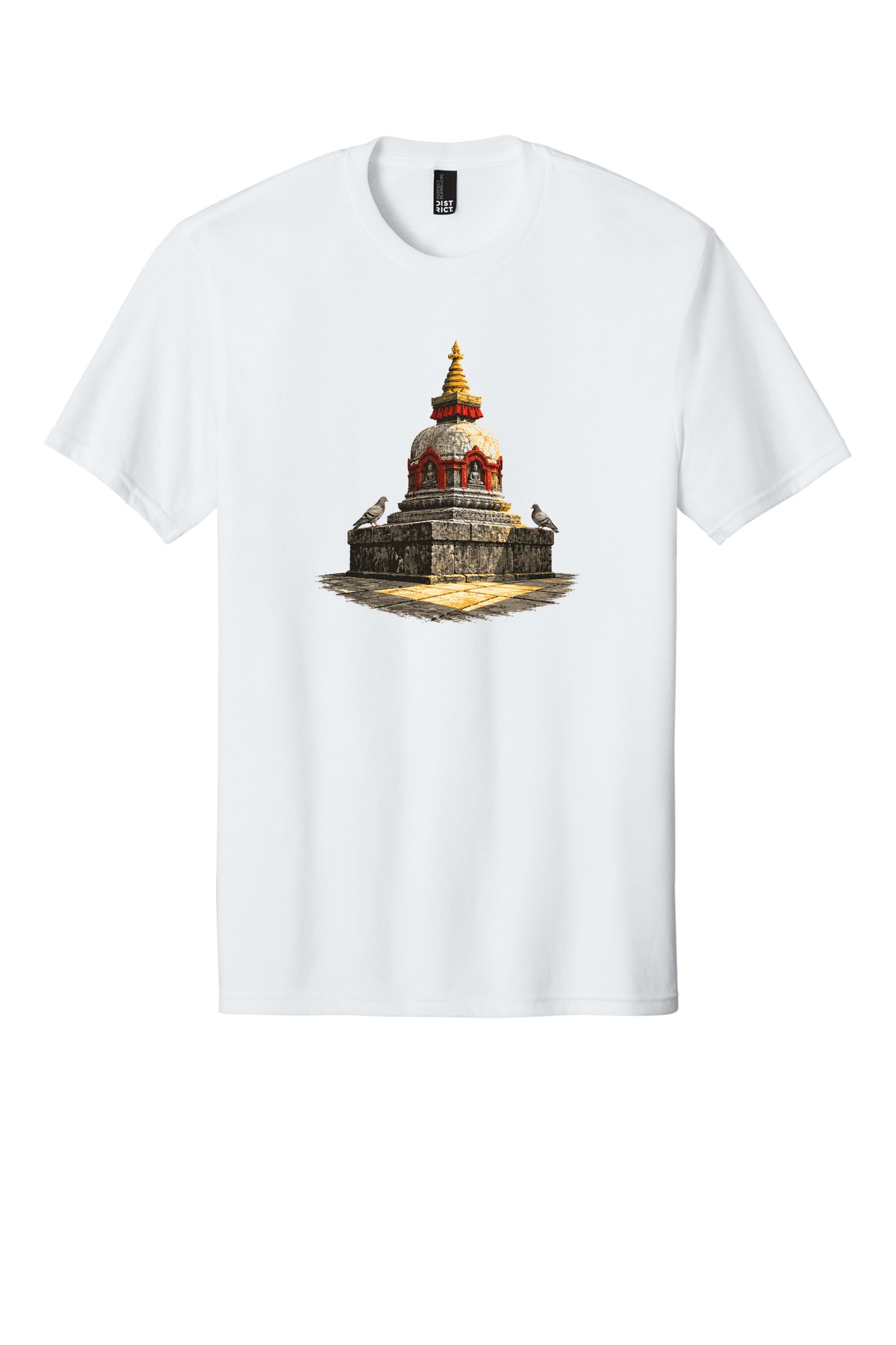 Courtyard Chaitya t-shirt mockup