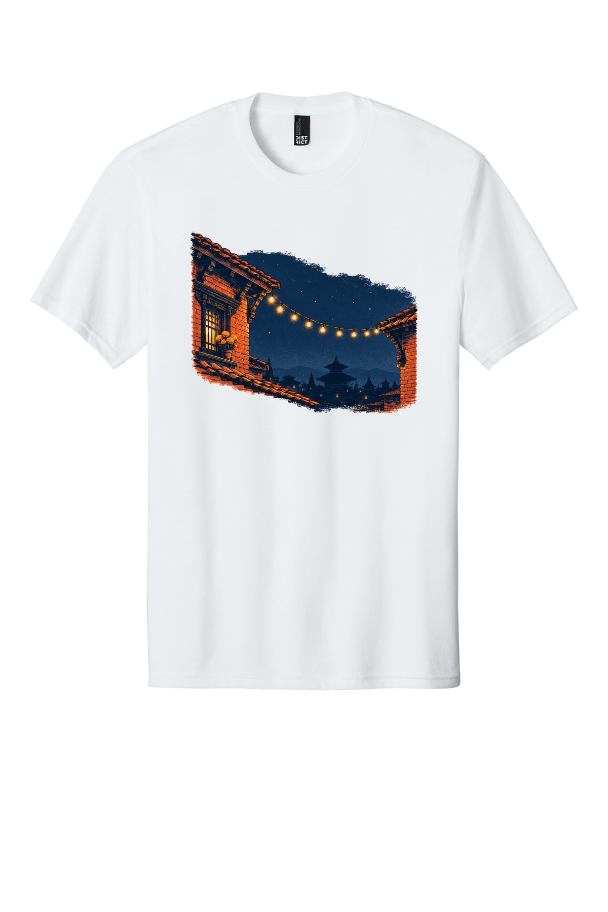 Tihar Rooftop Lights t-shirt mockup
