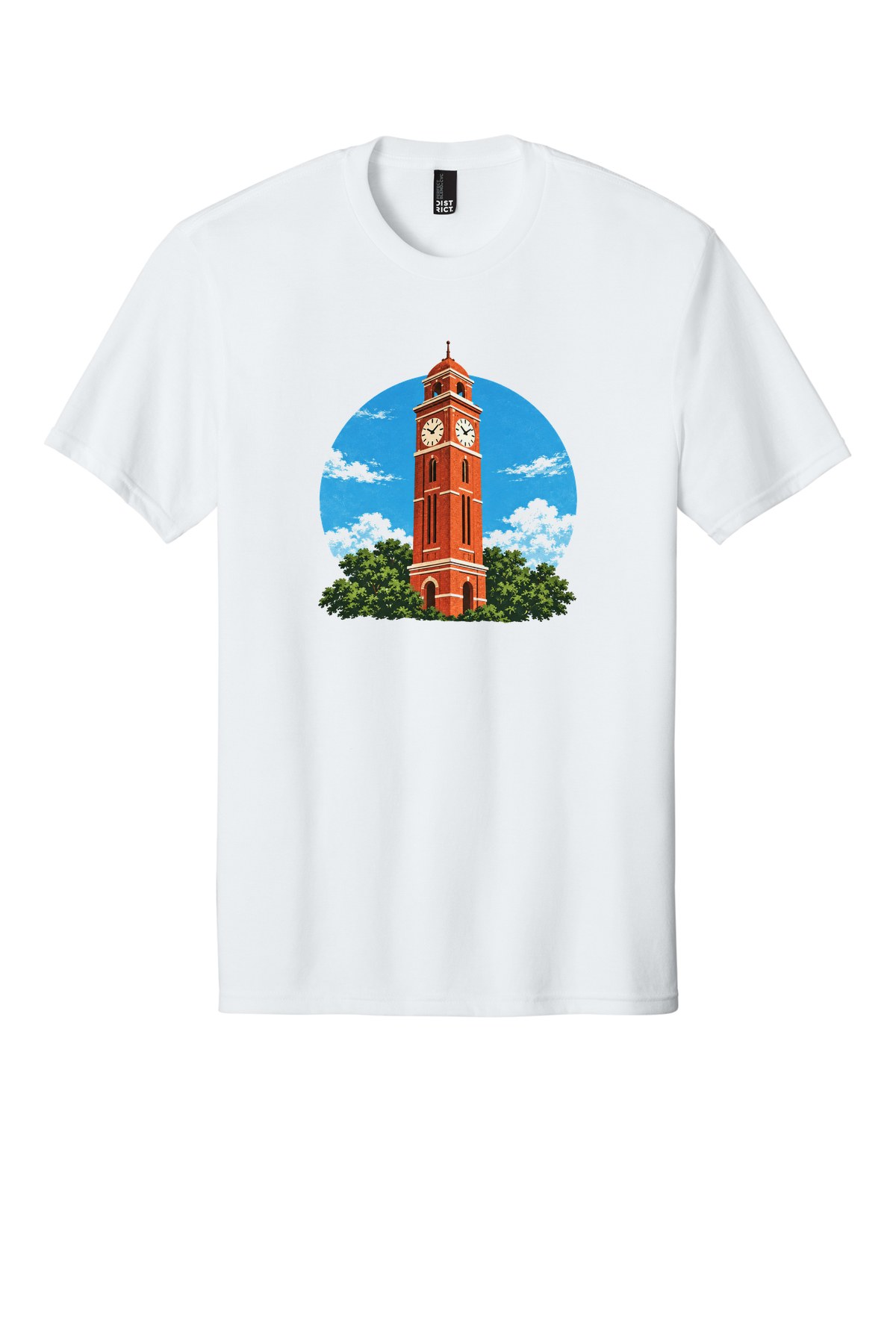 Dharan Clock Tower t-shirt mockup