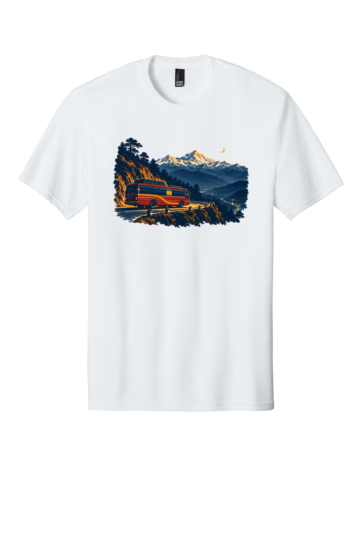 Night Bus Home t-shirt mockup