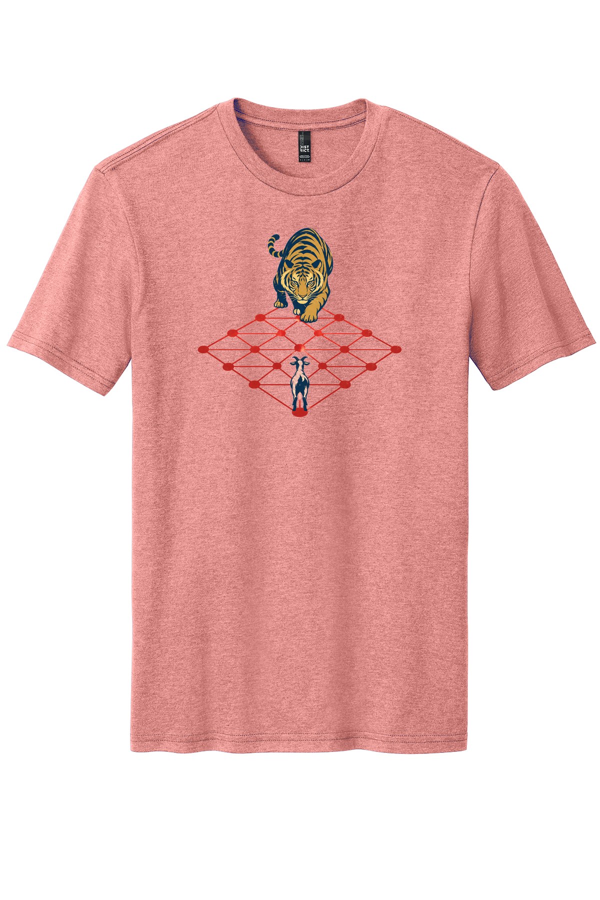 Bagh Chal Move on a Blush Frost flat T-shirt