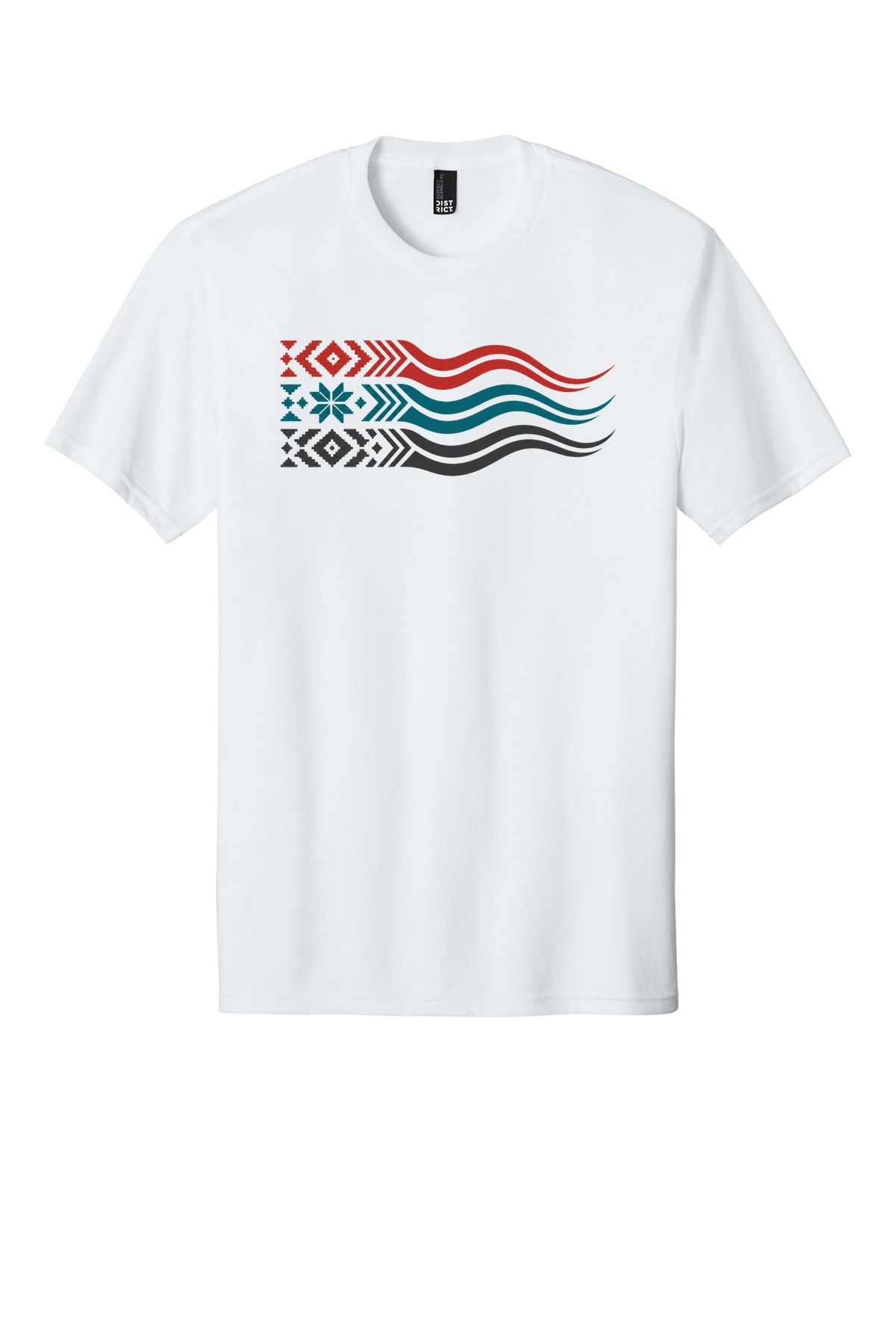 Dhaka Weave River t-shirt mockup