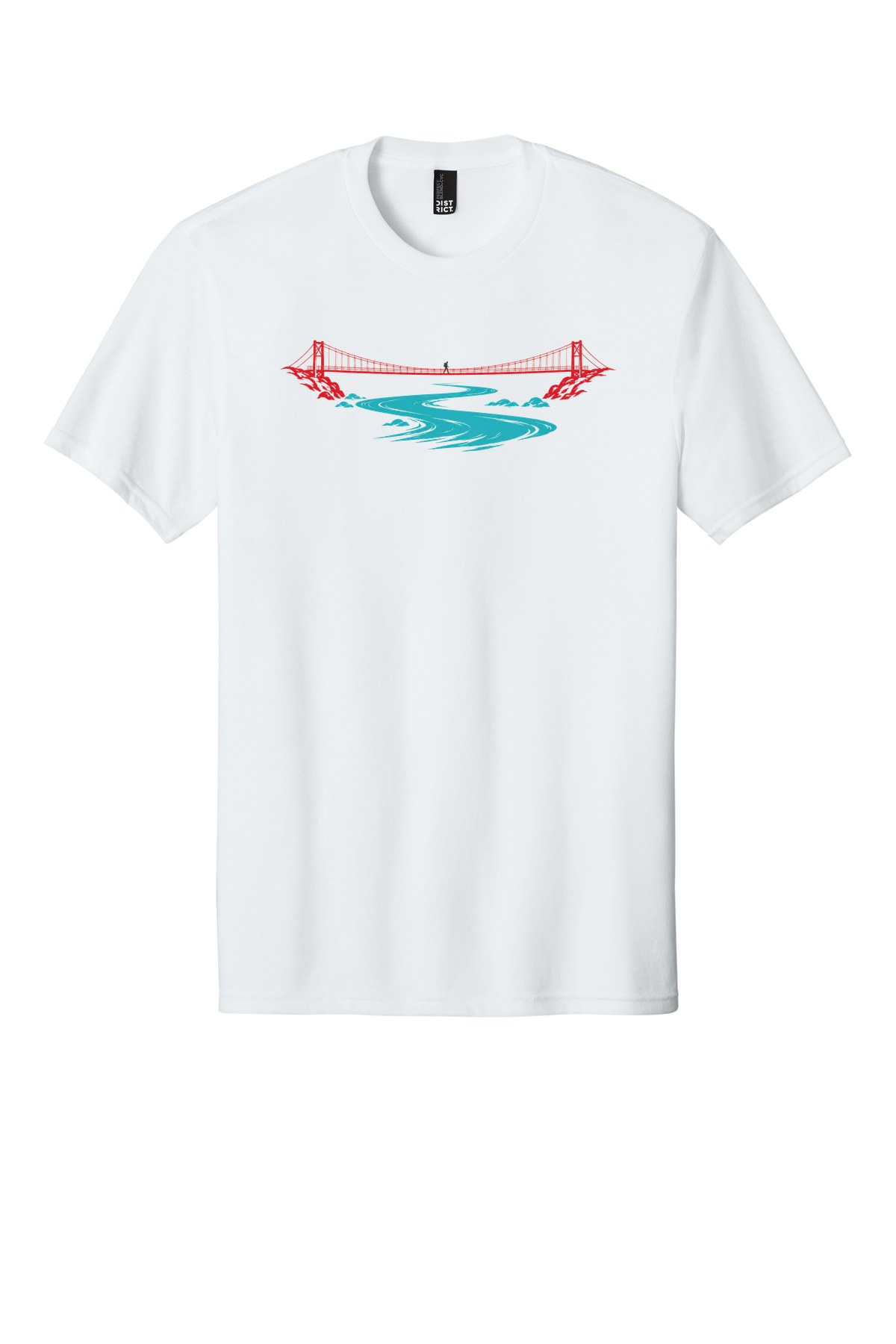 Gandaki Suspension Bridge t-shirt mockup